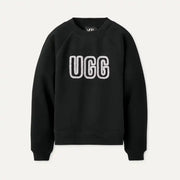 Femme UGG Logo pull à col rond - BLACK