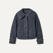 Femme Veste à col Nikia - EVE BLUE