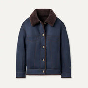 Femme Veste camionneur réversible Frankie - MARINER / DARK CARAMEL