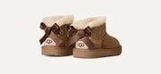 Tout Petit Botte Ultra Mini Bailey Bow - CHESTNUT