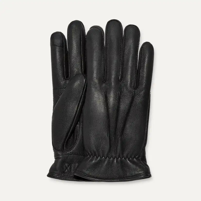 Homme Gant en cuir à 3 points