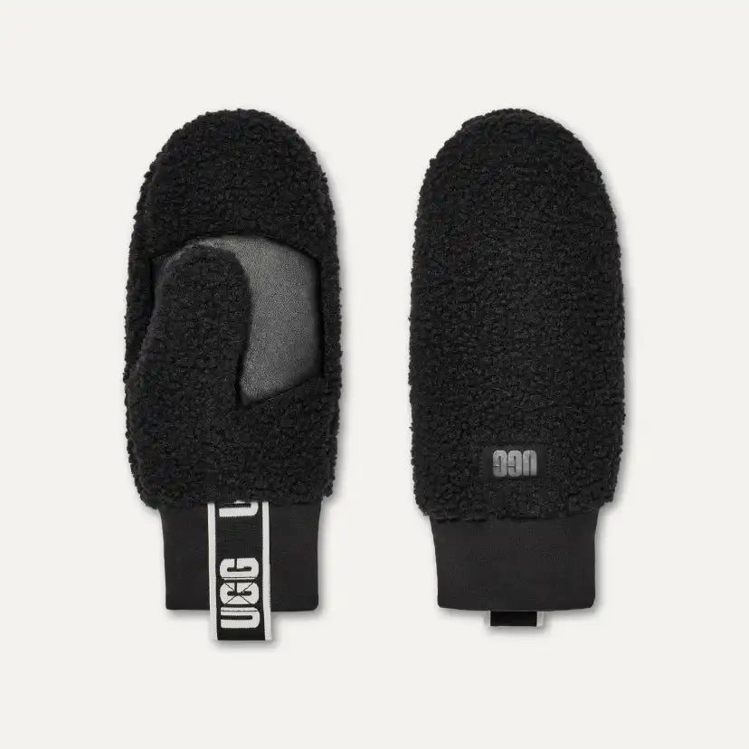 Femme Moufle en UGGfluff avec ruban à logo