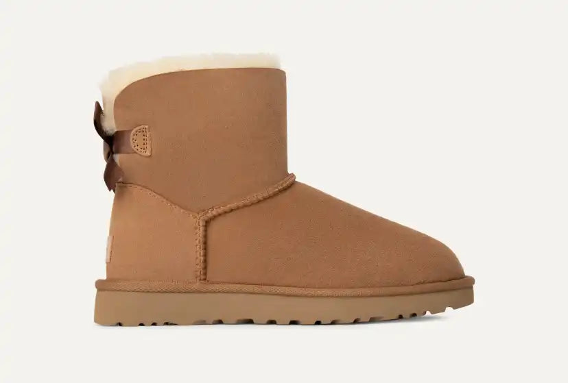 Femme Botte Mini Bailey Bow II - CHESTNUT