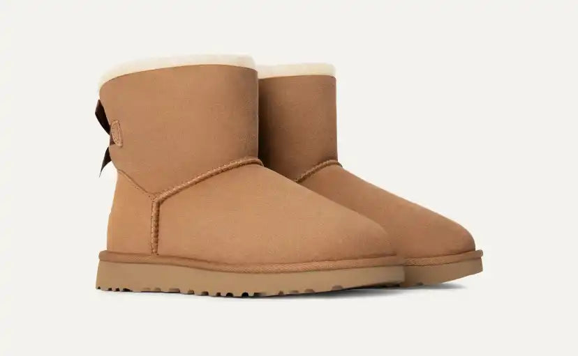 Femme Botte Mini Bailey Bow II - CHESTNUT