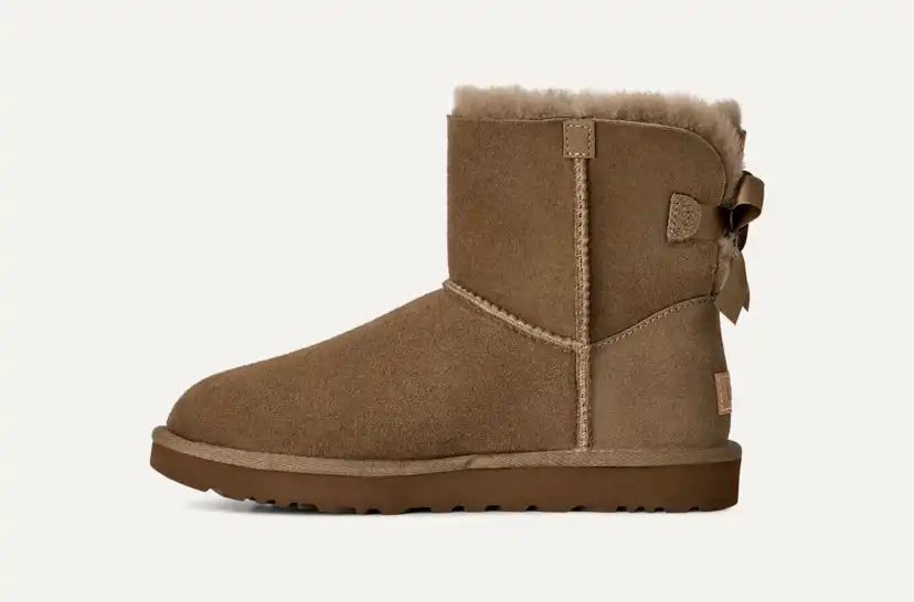 Femme Botte Mini Bailey Bow II - LIGHT BRONZE