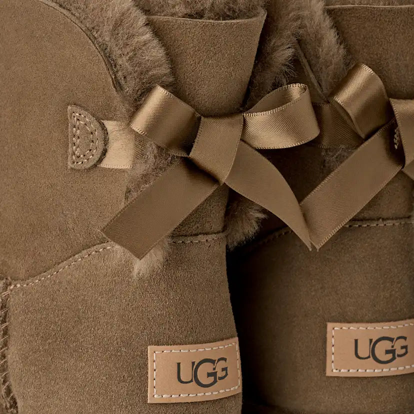 Femme Botte Mini Bailey Bow II - LIGHT BRONZE