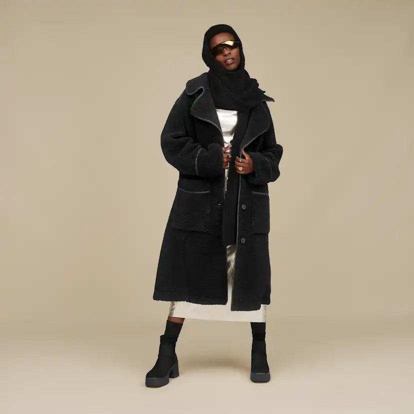 Femme Cagoule torsadé