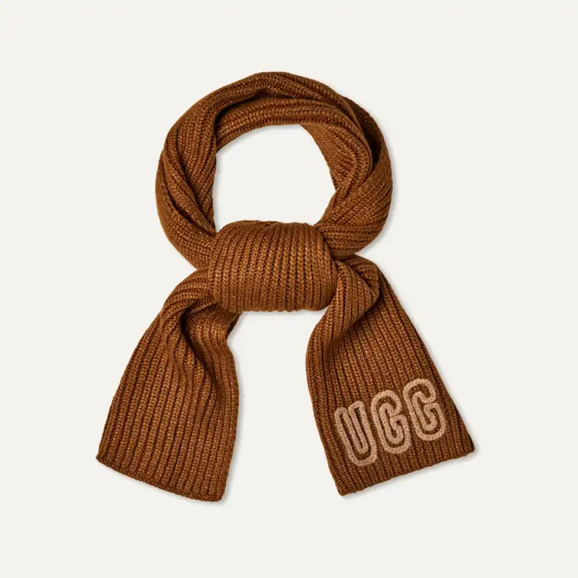 Femme Écharpe côtelée épaisse
