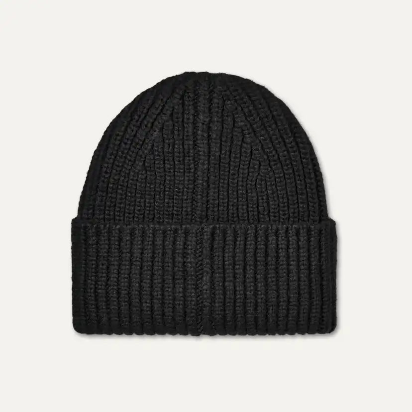 Homme Bonnet côtelé épais UGGbraid - BLACK