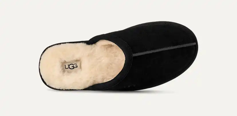 Homme Chausson Scuff - BLACK