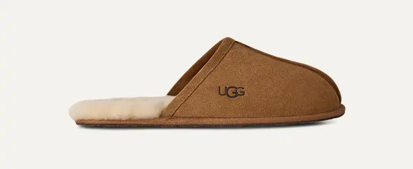 Homme Chausson Scuff - CHESTNUT