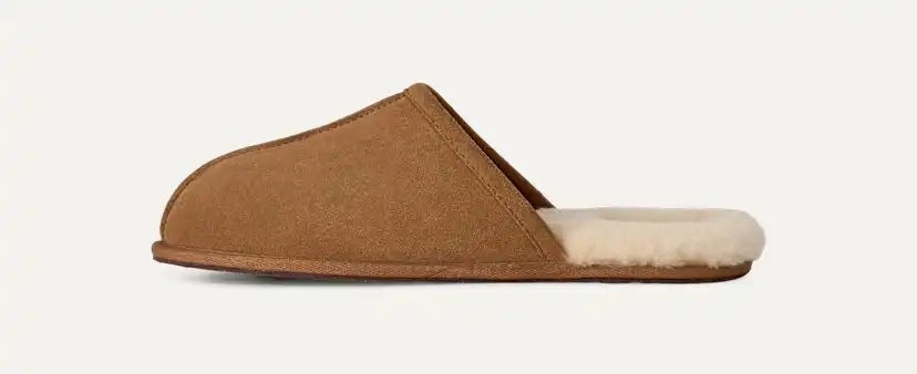 Homme Chausson Scuff - CHESTNUT