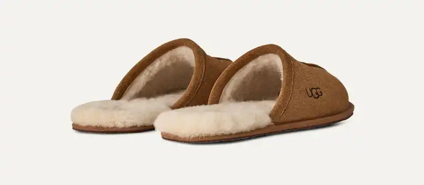Homme Chausson Scuff - CHESTNUT