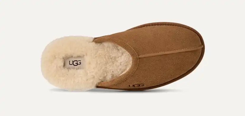 Homme Chausson Scuff - CHESTNUT