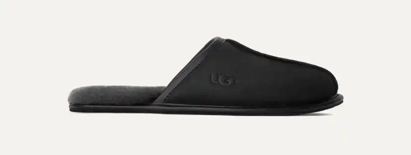 Homme Chausson Scuff - BLACK