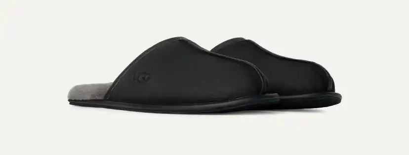 Homme Chausson Scuff - BLACK