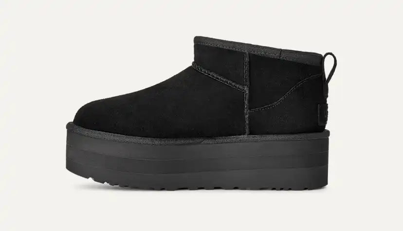 Femme Botte Classic Ultra Mini à plateforme - BLACK