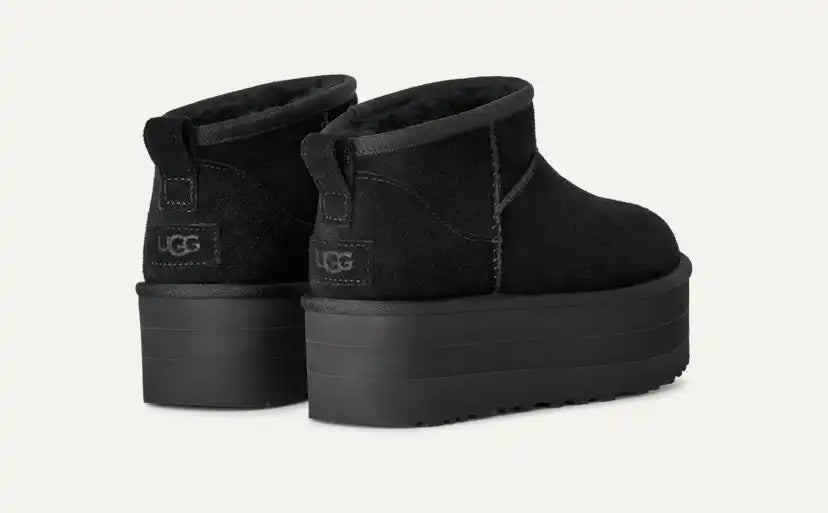 Femme Botte Classic Ultra Mini à plateforme - BLACK