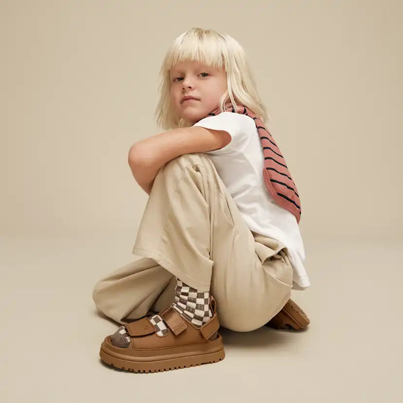 Enfants Sandale GoldenGlow - BISON BROWN