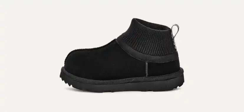 Tout Petit Botte Classic Ultra Mini Stretch Cuff - BLACK