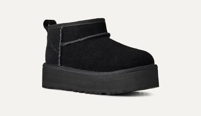 Enfants Botte Classic Ultra Mini à plateforme - BLACK