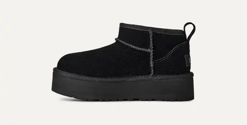 Enfants Botte Classic Ultra Mini à plateforme - BLACK