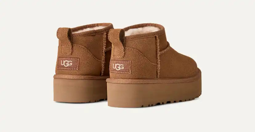 Enfants Botte Classic Ultra Mini à plateforme - CHESTNUT