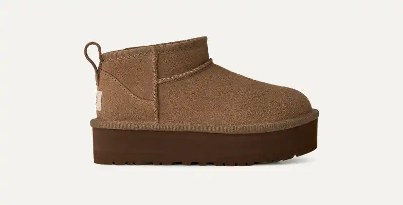 Enfants Botte Classic Ultra Mini à plateforme - LIGHT BRONZE