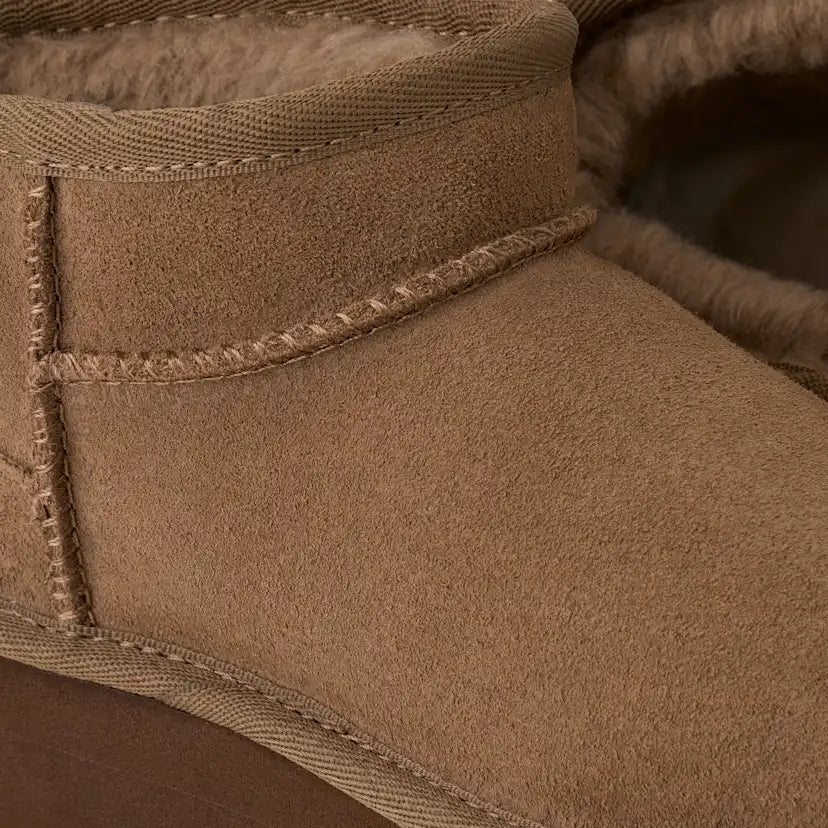 Enfants Botte Classic Ultra Mini à plateforme - LIGHT BRONZE