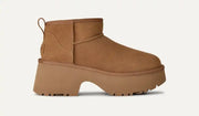 Femme Botte Classic Ultra Mini New Heights - CHESTNUT