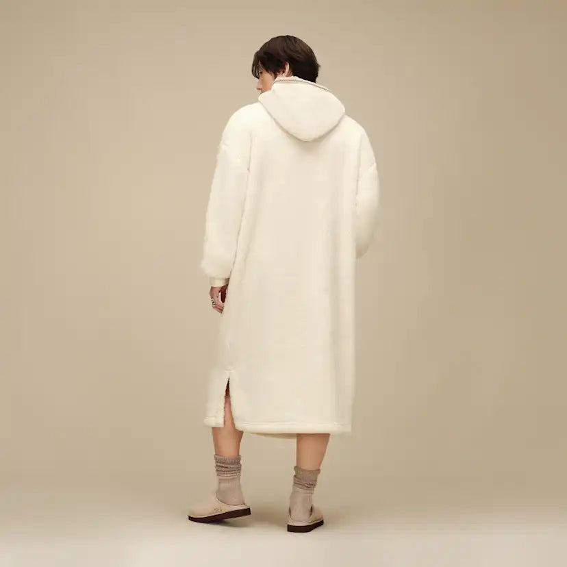Unisexe Sweat à capuche oversize en UGGfluff - CREAM
