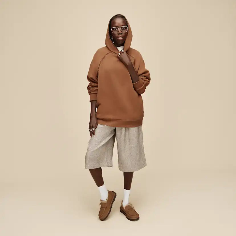Femme Sweat à capuche Classic - CHESTNUT