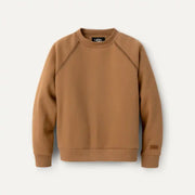 Femme Pull à col rond Classic - CHESTNUT