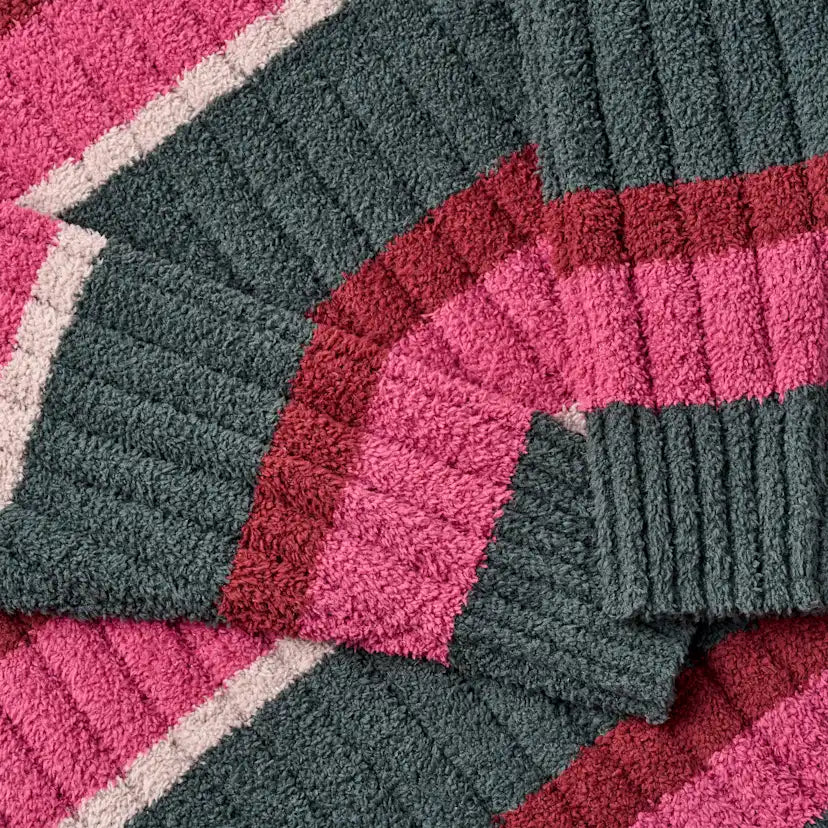 Femme Haut Riz Rib - ARUGULA STRIPE