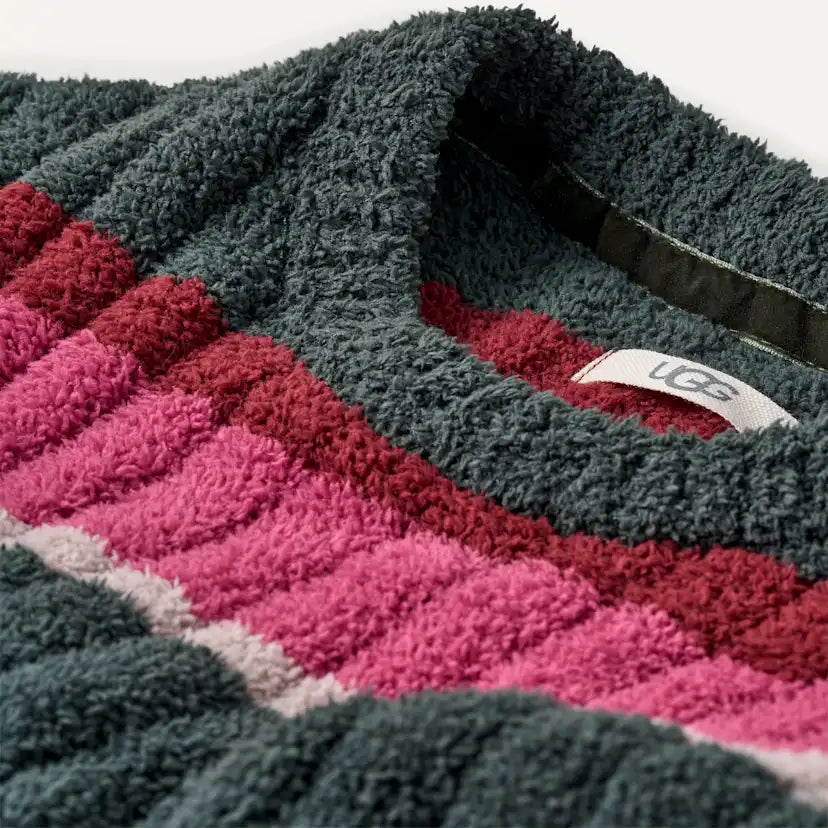Femme Haut Riz Rib - ARUGULA STRIPE