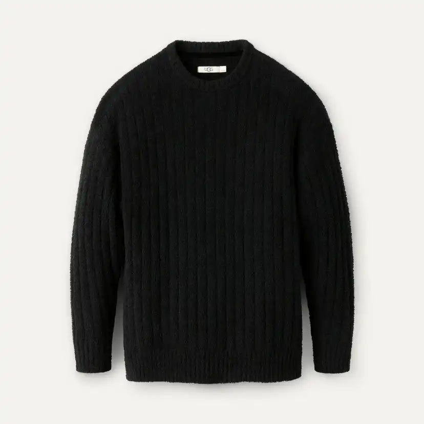 Femme Haut Riz Rib - BLACK