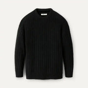 Femme Haut Riz Rib - BLACK