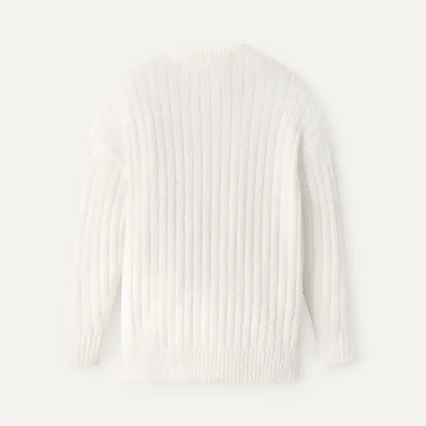 Femme Haut Riz Rib - CREAM