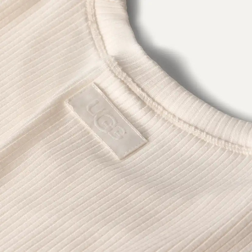 Femme T-shirt côtelé Miriam Baby - NIMBUS