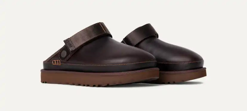 Femme Sabot Goldenstar Lthr Regen