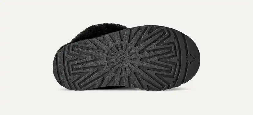 Enfants Disquette Slipper - BLK