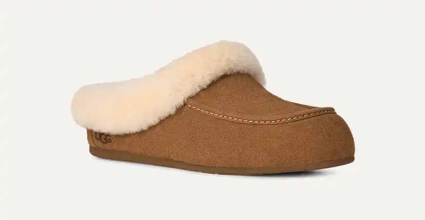 Femme Ansley Mule Slipper - CHESTNUT