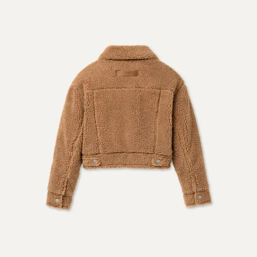 Femme Veste camionneur courte Frankie - CHESTNUT