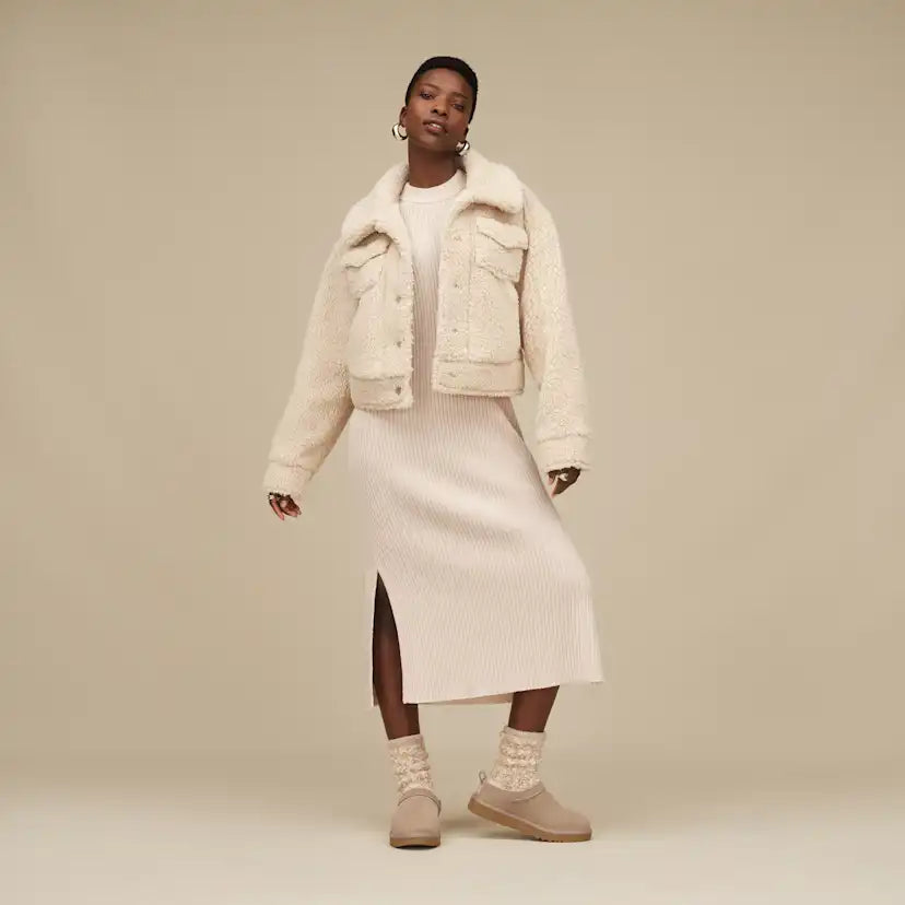 Femme Veste camionneur courte Frankie - NATURAL II