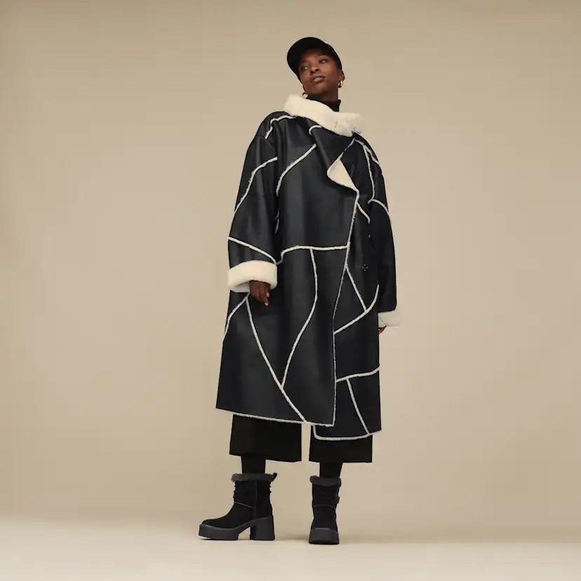 Femme Manteau Emberlynn LuxeFluff