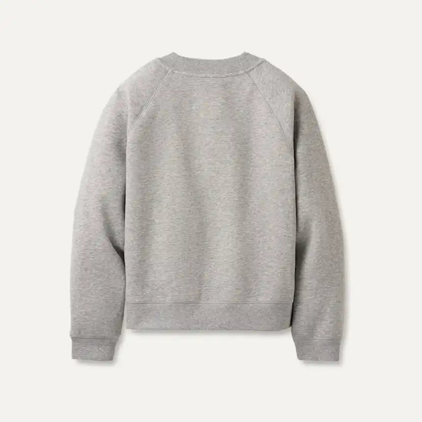 Femme UGG Logo pull à col rond - GREY HEATHER