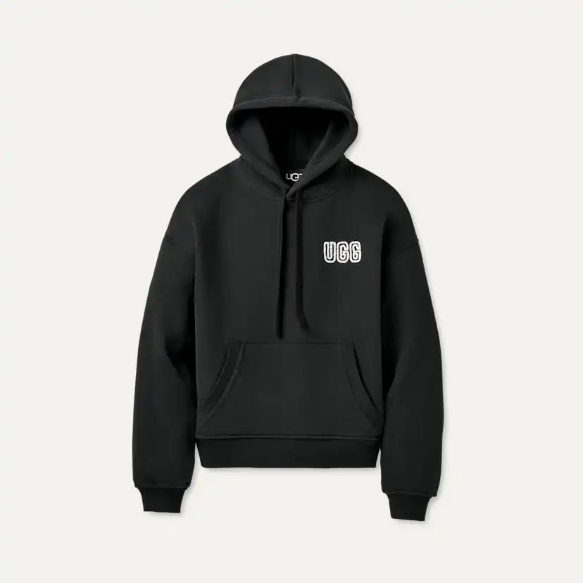 Femme UGG Logo sweat à capuche - BLACK