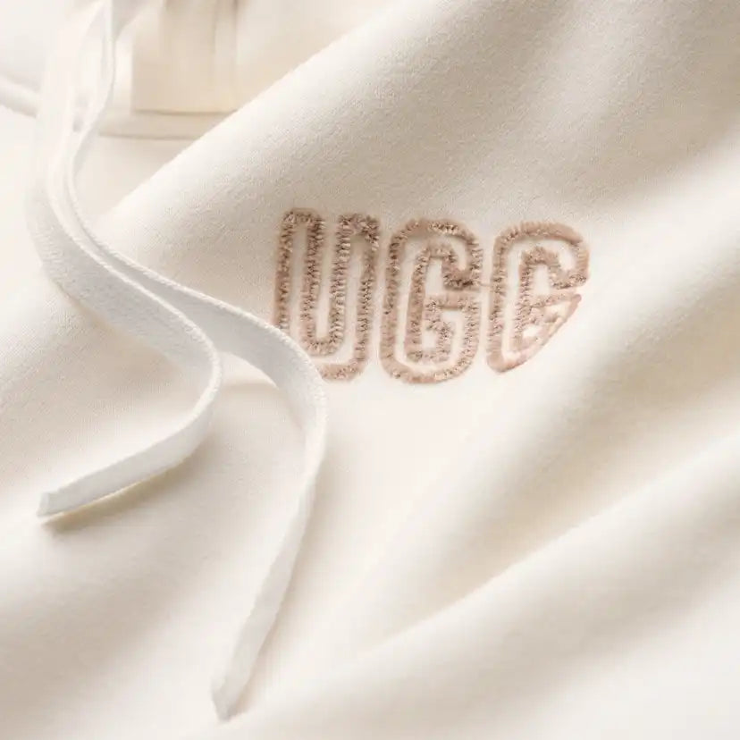 Femme UGG Logo sweat à capuche - NIMBUS