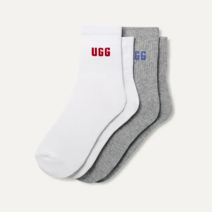 Femme Quinlin Logo Quarter 2 Pack Sock