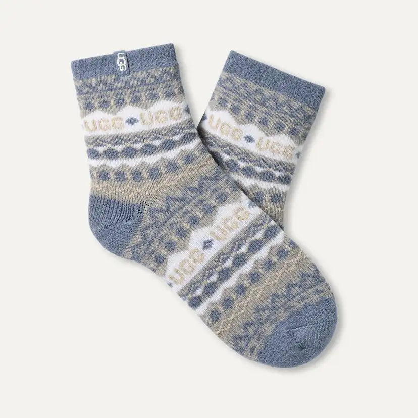 Femme Chaussette 3/4 Cressida Cozy - GREY HEATHER MULTI